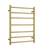 Thermorail - Straight/Round 600x800x122mm 80Watts 7 Bars - Brushed Gold