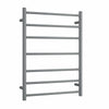 Thermorail - Straight/Round 600x800x122mm 80Watts 7 Bars - Gun Metal