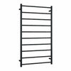 Thermorail - Straight/Round 700x1200x122mm 162Watts 10 Bars - Matt Black