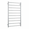 Thermorail - Straight/Round 700x1200x122mm 128Watts 10 Bars - Brushed