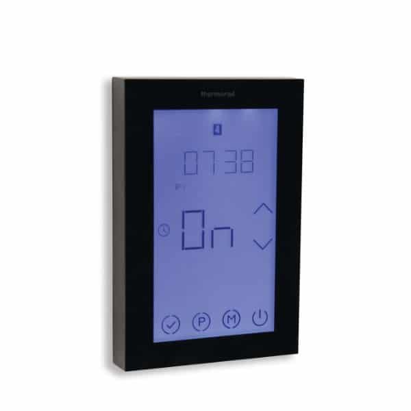 Thermorail - Portrait Touch Screen 7 Day Timer - Black