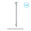 Thermorail - Straight/Round 240Volt Vertical Bar 900x142x100mm 20Watt With Optional Hook