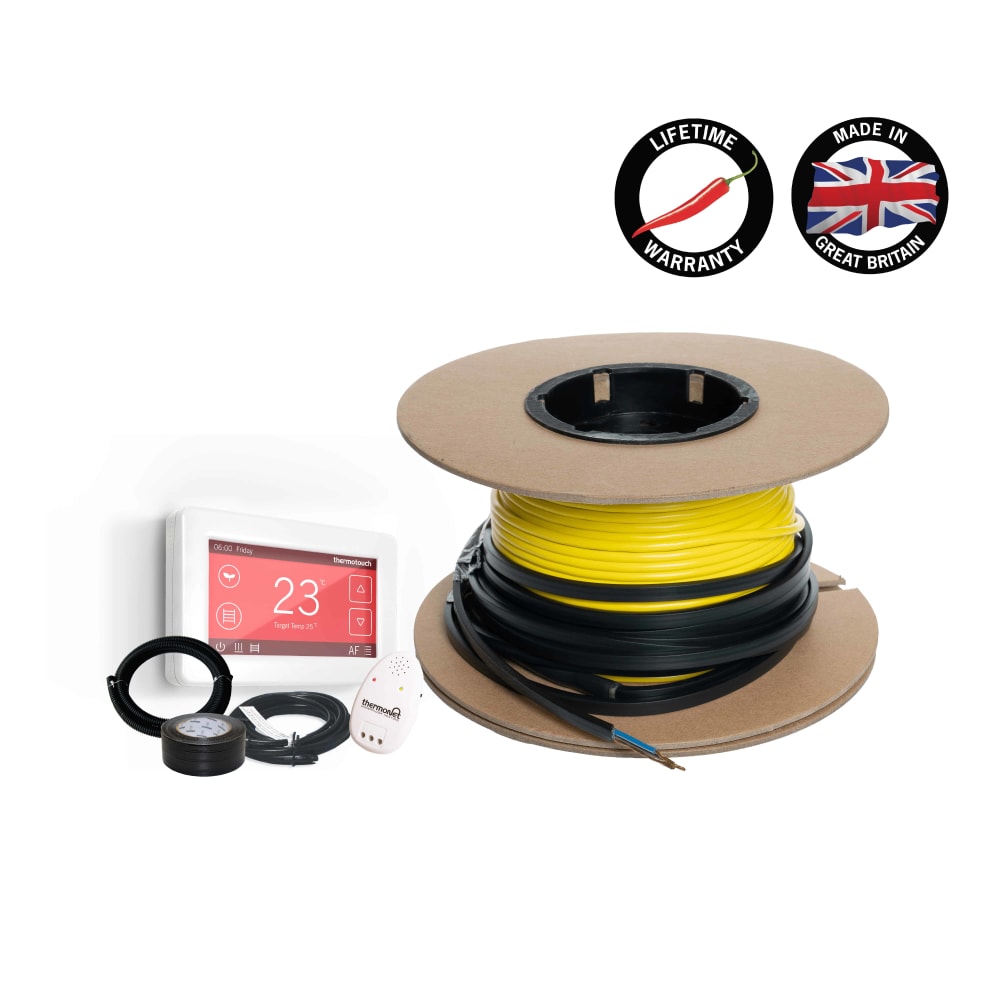Thermowire - Undertile Heating Cable Including 5245 Dual Thermostat 3.5-4.4m²