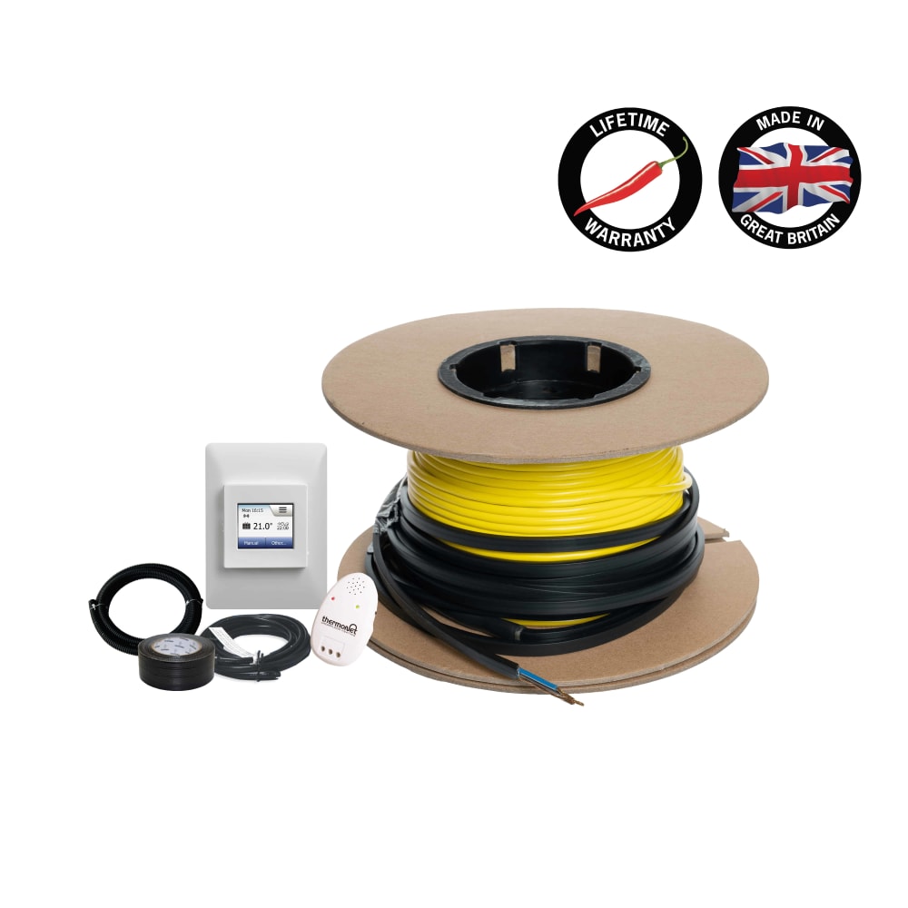 Thermowire - Undertile Heating Cable Including 5235W Wi-Fi Thermostat 5.5-6.9m²