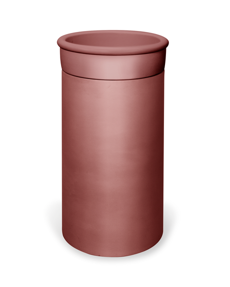 Cylinder Concrete Tubb Basin - Freestanding