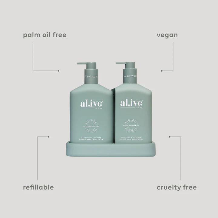 Body Wash & Lotion Duo - Kaffir Lime & Green Tea