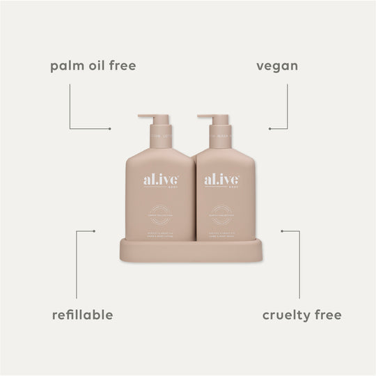 Body Wash & Lotion Duo - Apricot & Sweet Fig
