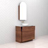 Celeste Trio - 900mm Tasmanian Blackwood Freestanding Vanity