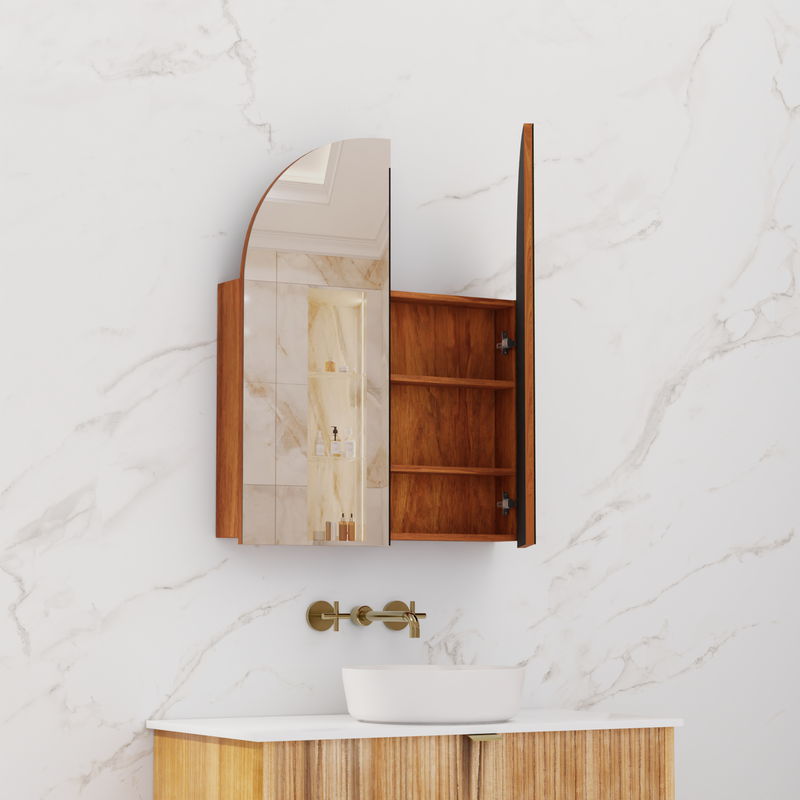 Arka - 800mm Tasmanian Blackwood Shaving Cabinet