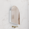 Arka - 800mm Matte White Shaving Cabinet