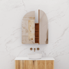 Arka - 800mm Walnut Shaving Cabinet