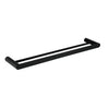 Vega - Matte Black 600mm Double Towel Rail