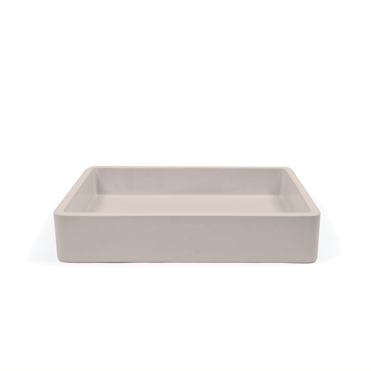Vesl Rectangle Concrete Basin - Surface Mount