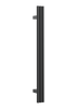 Thermorail - Heated Towel Rail Round/Triple Tube Matt Black