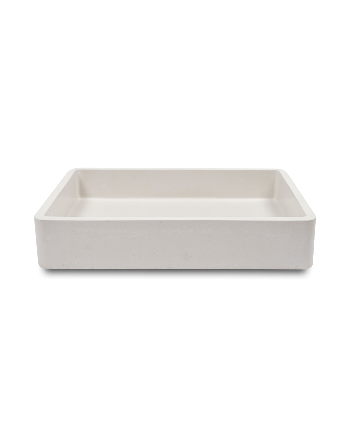 Vesl Rectangle Concrete Basin - Surface Mount