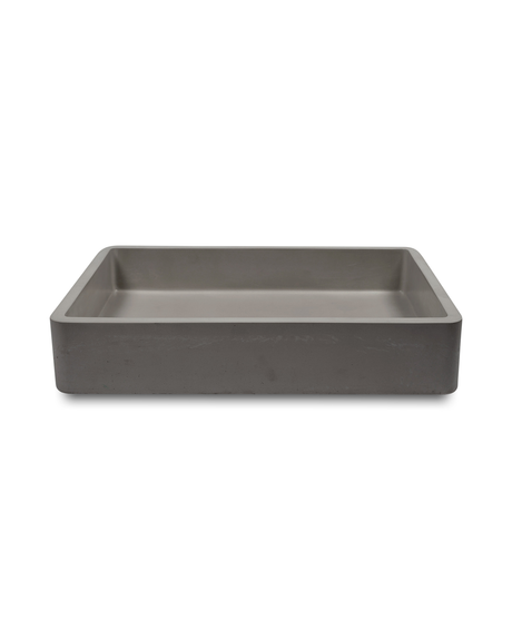 Vesl Rectangle Concrete Basin - Surface Mount