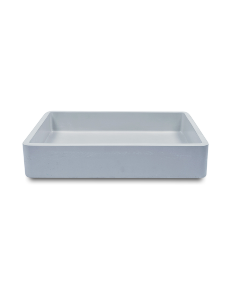 Vesl Rectangle Concrete Basin - Wall Mount