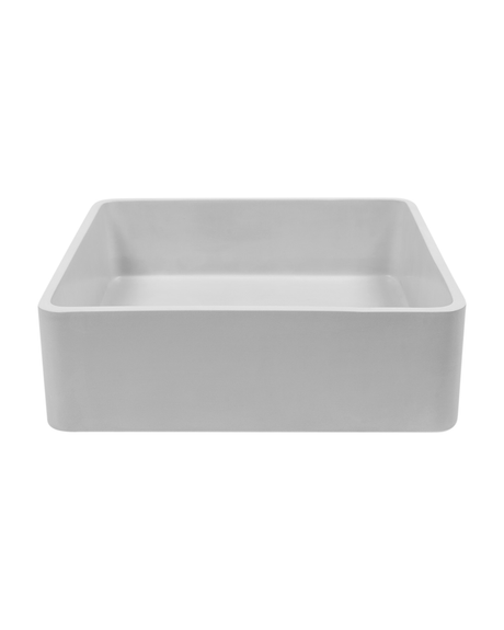 Vesl Square Concrete Basin - Wall Mount