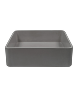 Vesl Square Concrete Basin - Wall Mount