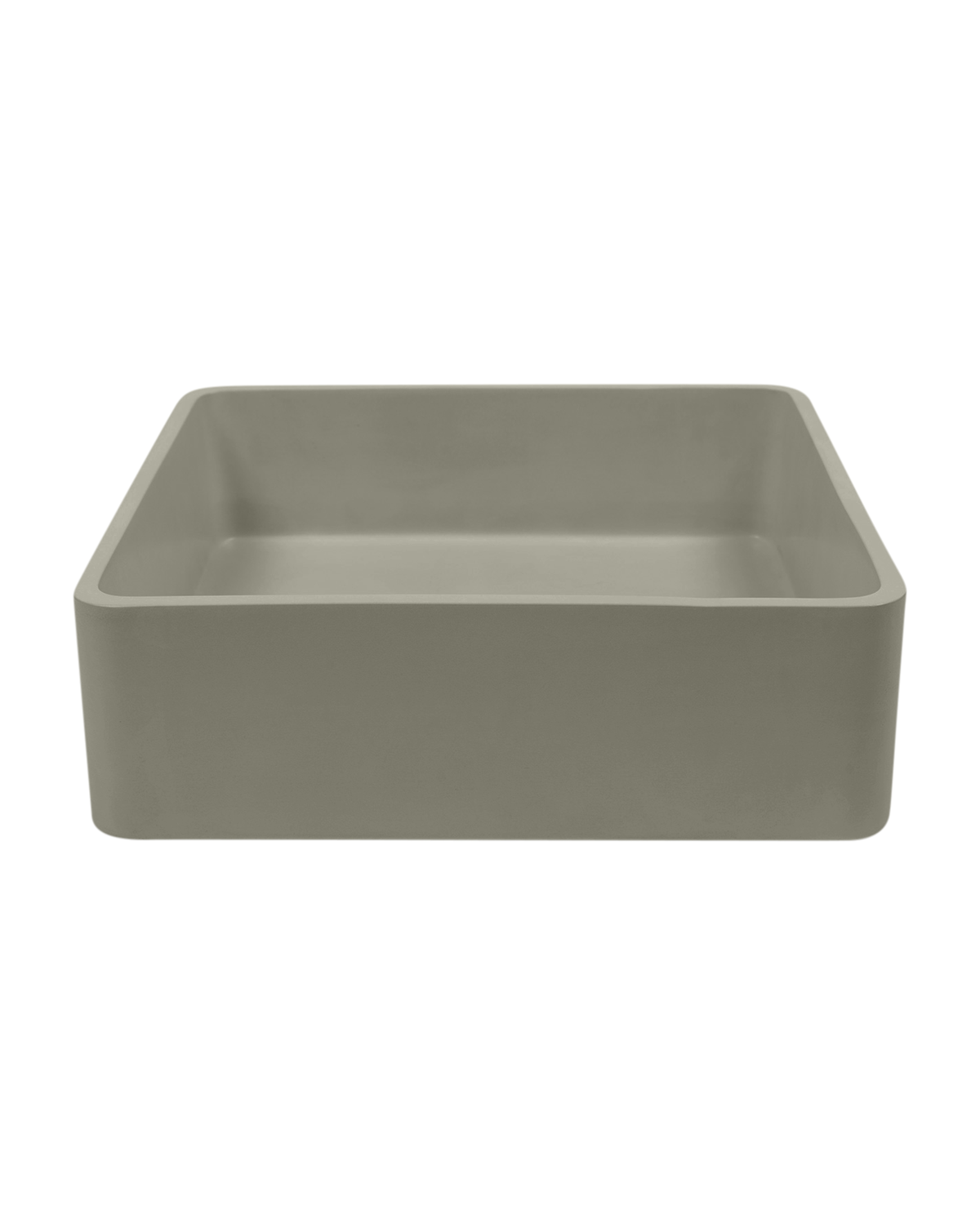 Vesl Square Concrete Basin - Wall Mount