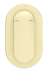 Lantra - Shower Mixer - Oval Plate - TRIM KIT ONLY