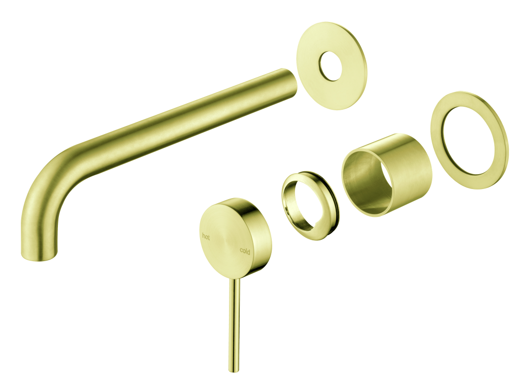 Mica - Wall-Spout Combo - Curved Spout - 2P - TRIM KIT ONLY