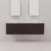 Zoe - 1500mm Espresso Oak Wall Hung Vanity