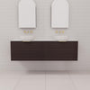 Zoe - 1500mm Espresso Oak Wall Hung Vanity