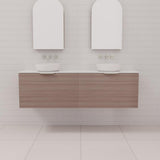 Zoe - 1500mm Urban Oak Wall Hung Vanity