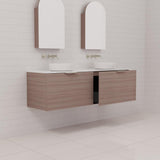 Zoe - 1500mm Urban Oak Wall Hung Vanity