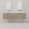 Zoe - 1800mm Smoked Ash Wall Hung Vanity
