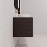 Zoe - 1800mm Espresso Oak Wall Hung Vanity