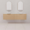 Zoe - 1800mm Nordic Oak Wall Hung Vanity