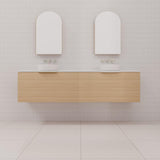Zoe - 1800mm Nordic Oak Wall Hung Vanity