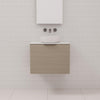 Zoe - 600mm Smoked Ash Wall Hung Vanity