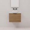 Zoe - 600mm Tuscan Oak Wall Hung Vanity