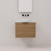 Zoe - 600mm Tuscan Oak Wall Hung Vanity