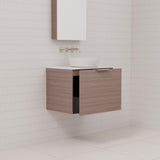 Zoe - 600mm Urban Oak Wall Hung Vanity