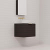 Zoe - 600mm Smoked Onyx Wall Hung Vanity