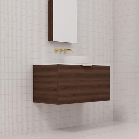 Zoe - 900mm Chestnut Wall Hung Vanity