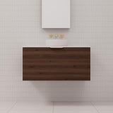 Zoe - 900mm Chestnut Wall Hung Vanity