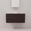 Zoe - 900mm Espresso Oak Wall Hung Vanity