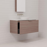 Zoe - 900mm Urban Oak Wall Hung Vanity
