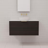 Zoe - 900mm Smoked Onyx Wall Hung Vanity