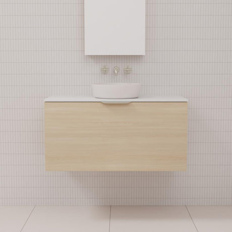 Zoe - 900mm Vero Oak Wall Hung Vanity