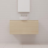 Zoe - 900mm Vero Oak Wall Hung Vanity