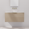 Zoe - 900mm Coastal Oak Wall Hung Vanity