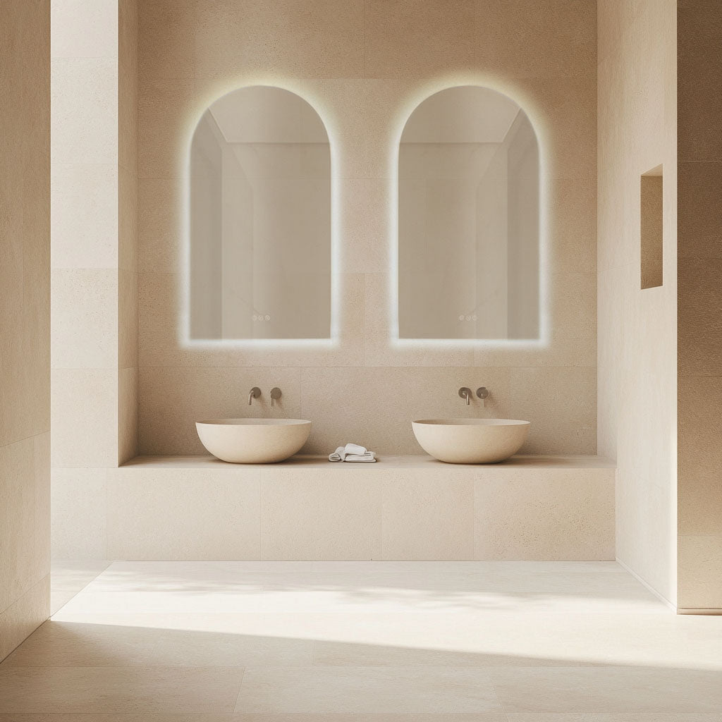 FLESS Frameless ARK LED Mirror - 550mm x 1000mm