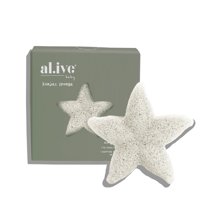 Baby Konjac Sponge - White