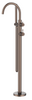 Mica - Fluted Freestanding Bath Mixer with Hand Shower